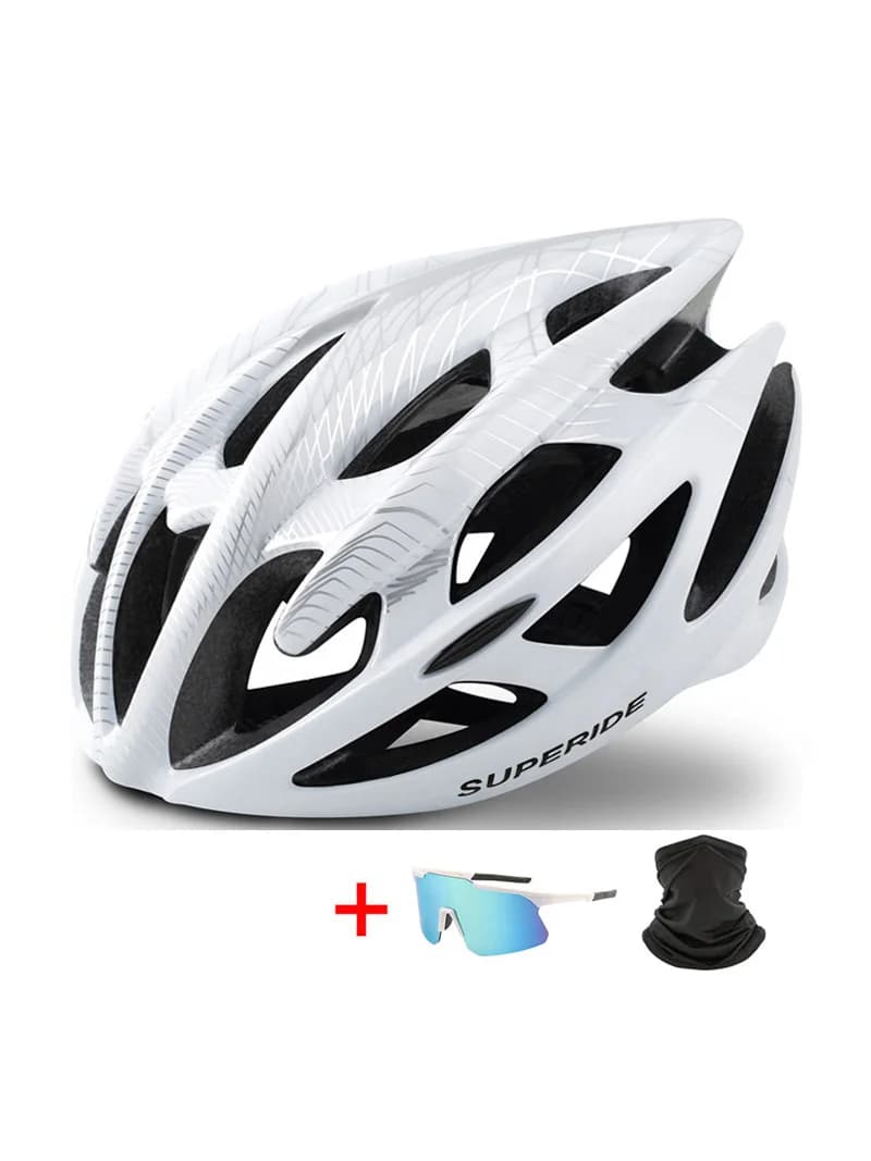 SUPERIDE Ultralight rijfietshelm In-mold racefiets Mountainbikehelm Heren Dames MTB-fietshelm