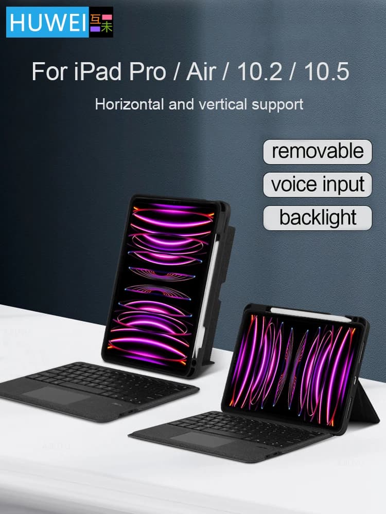 Magic Keyboard voor iPad 10e generatie 2022 hoes iPad Pro 11 2021 iPad 9e/8/7 generatie Air 5 Air 4 Pro 12.9 6e 5e 4e generatie hoes