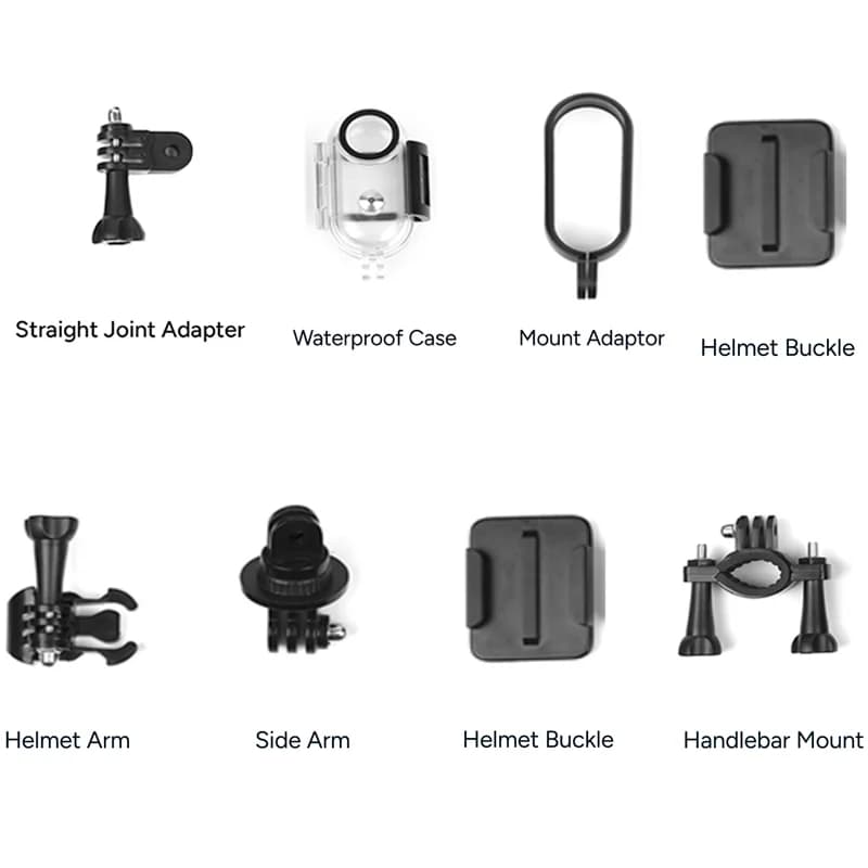 Accessoireset voor actiecamera van H88 Accessoire Snelsluiting Statiefbevestigingen Sticker Fietsen Rijhelm Waterdicht