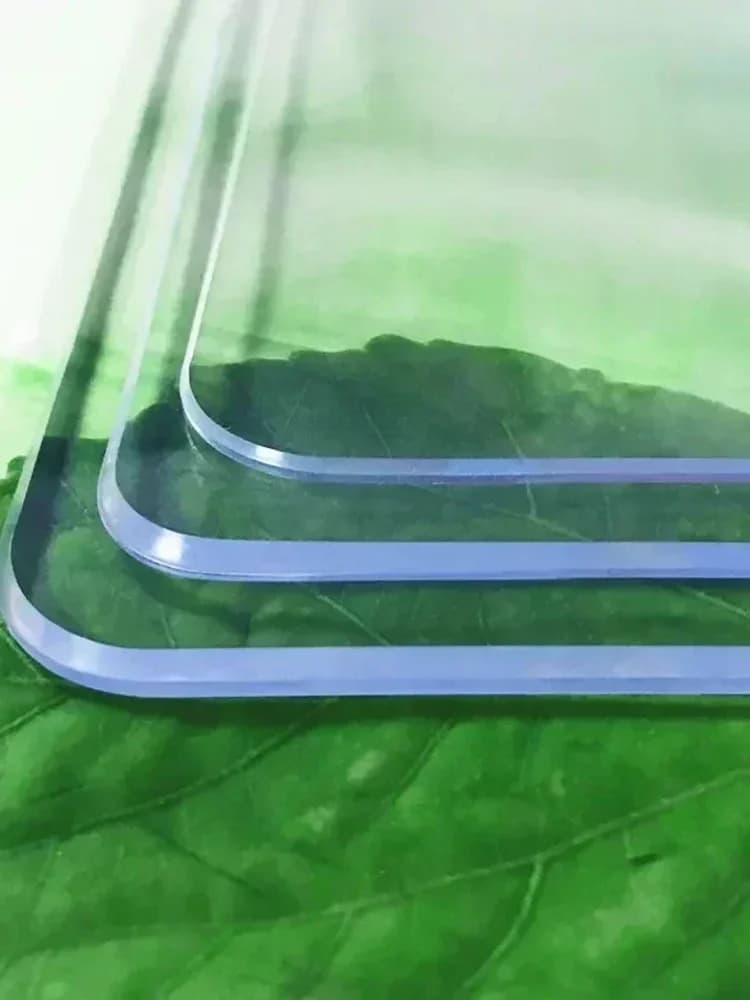PVC transparant tafelkleed waterdicht oliebestendig anti-verbranding zacht glas rechthoekig tafelkleed keukentafelmat tafelkleed