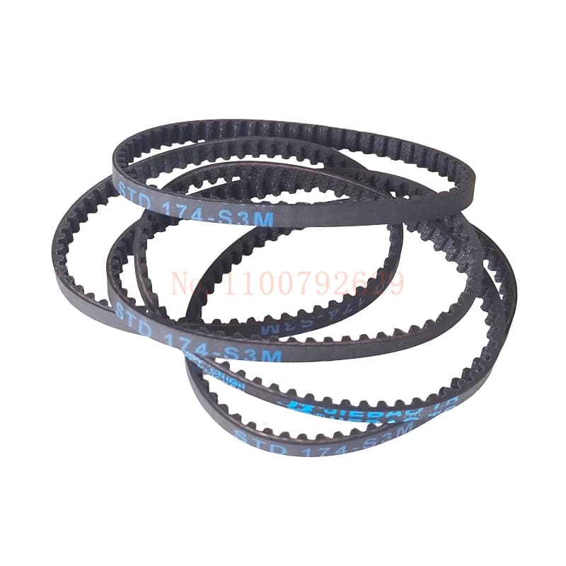 S 3M Distributieriem Lengte 288 291 294 297 300 303 306 309 312 315 318 321 324 327 -S 3M Breedte 4Mm 96 Tanden Rubber Closed-Loop Katrol