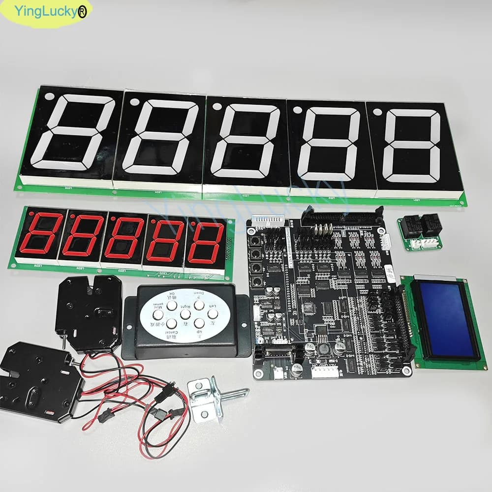 Uitdaging 10 Seconden 7 Seconden Timer Game Kit Arcade Prijs Game Kid Machine DIY Kit Joystick Met Moederbord Met Draden Kabel