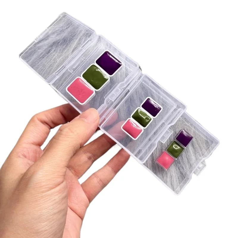 België 2025 Nieuwe Kleur Isaro Aquarel Pigment 3 kleur Set Reizen Kunstenaar Pakket Acuarela Draagbare Schilderen Art Supplies