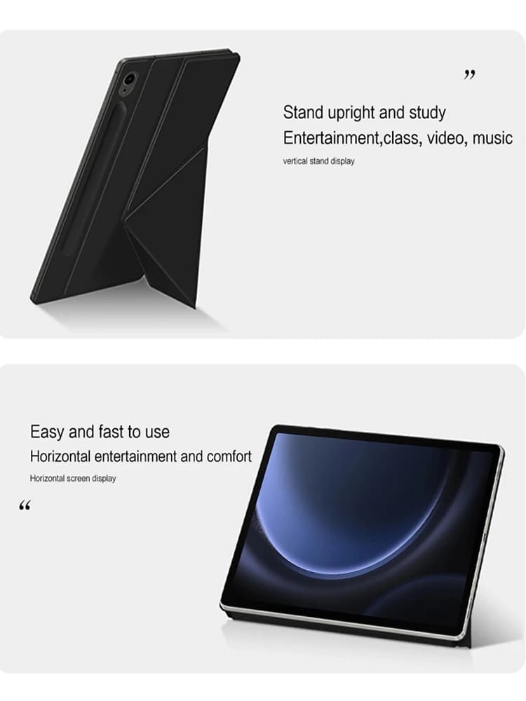 Magnetische Case Voor Samsung Galaxy Tab S9 S10 FE S7 S8 Plus S9FE S7FE S9 + S8 + S8 S9 S10 Ultra Talbet Stand Smart Shell Cover Cases