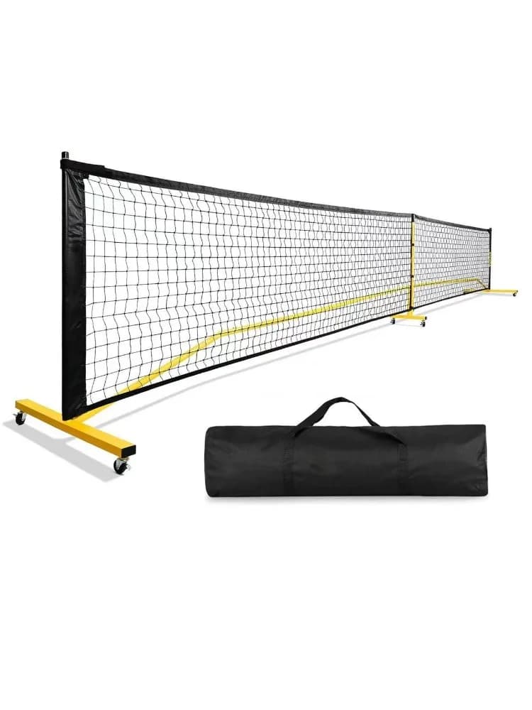 Standaard draagbare Pickleball-tennisset 6,7 m opvouwbaar beweegbaar voor training, competitie, professioneel gebruik