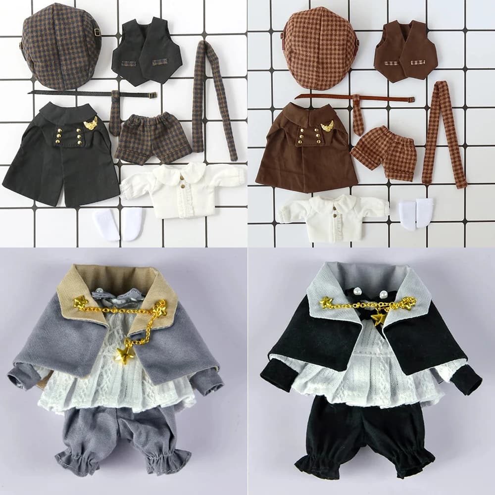 Nieuwe Ob11 Pop Suki Overjas Britse Stijl Pop Punk Kleding Pop Mantel Voor Ymy, Penny, Obitsu11, Molly, Nendoroids 1/12 Bjd Pop
