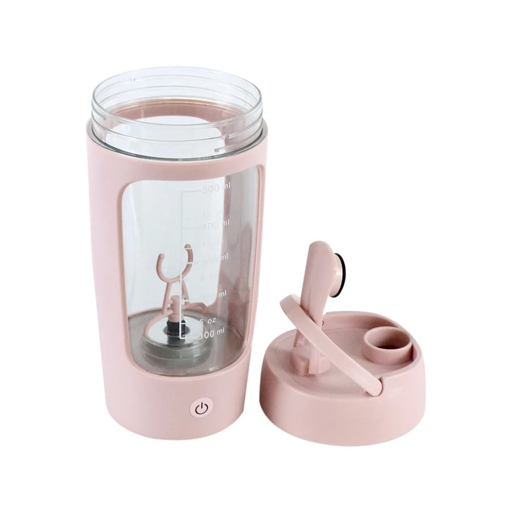 500ML Elektrische Eiwit Poeder Mengbeker Automatische Shaker Fles Mixer Schudden Fles Melk Koffie Blender Ketel voor Gym outdoor