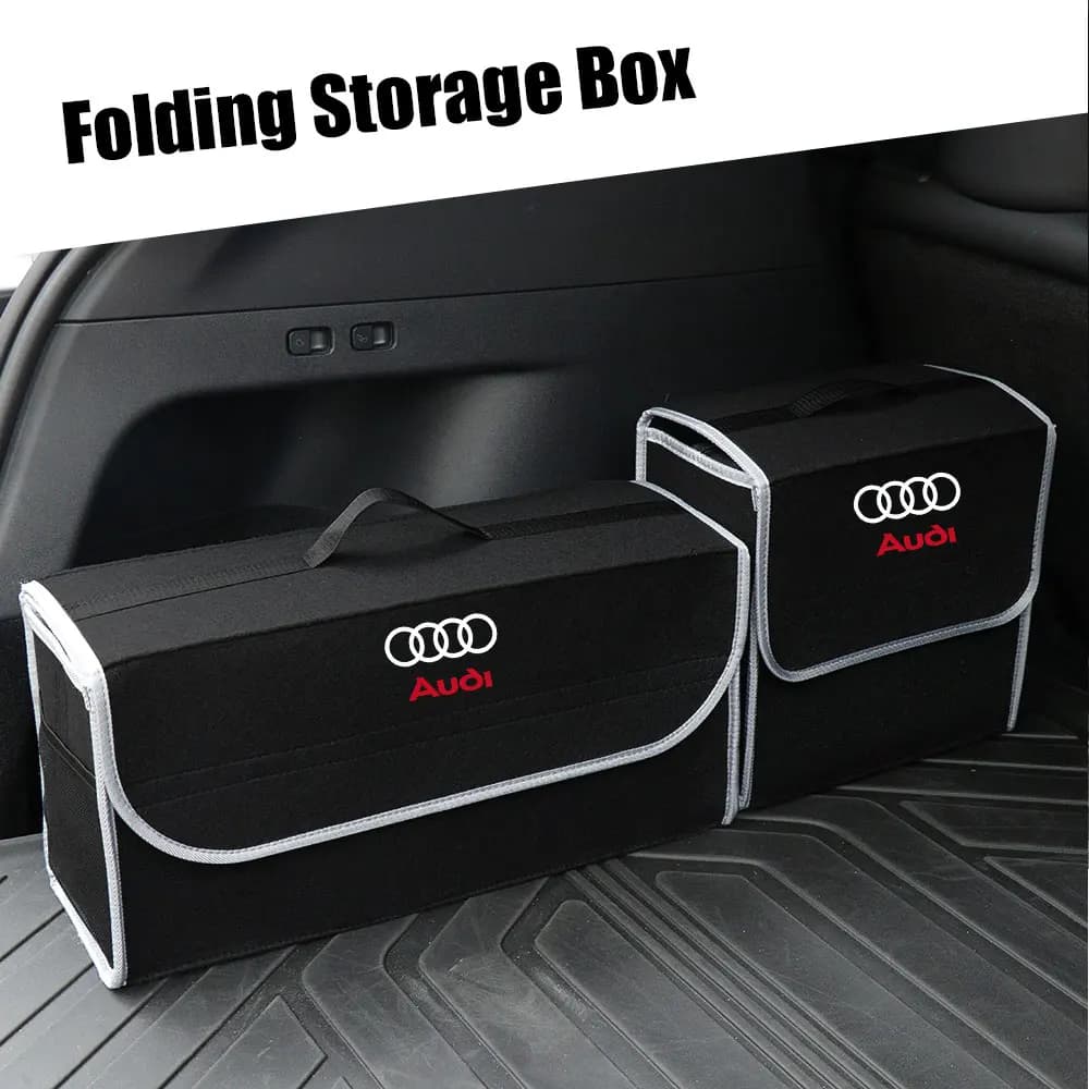 Auto kofferbak organizer box grote capaciteit opberg- en opmaakzakken voor Audi A4 B8 B5 B6 B7 A7 Sline S3 A8 A3 A1 A5 Q5 Q3 TT Q2L