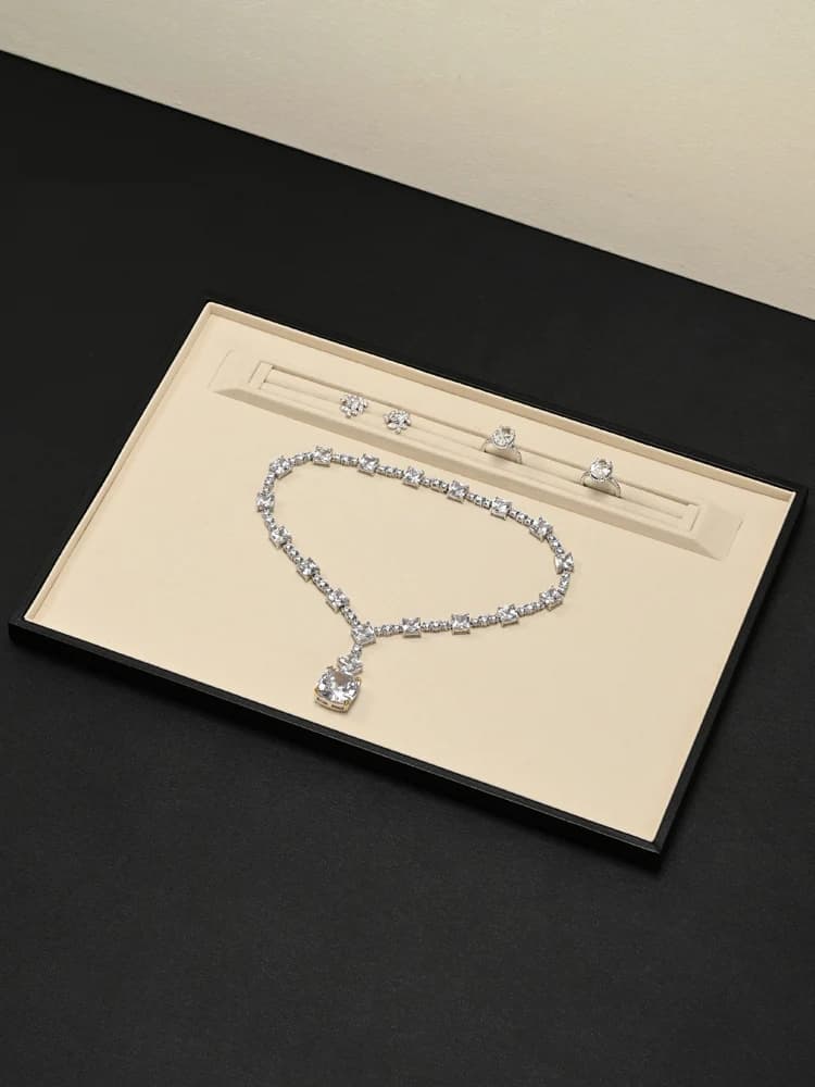 Oirlv Lederen Sieraden Lade Ringen Kettingen Sieraden Kijken Display Lade Oorbel Armband Sieraden Opbergvak Sieraden Organizer