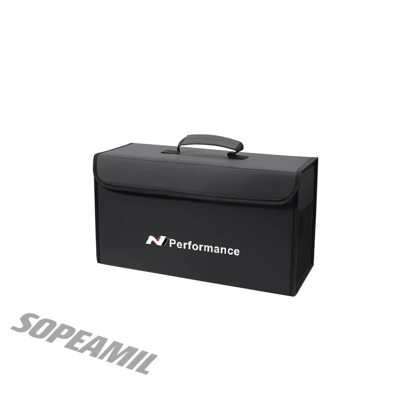 Voor Hyundai N Lijn N Prestaties Tucson Santafe Sonata i30 i40 Kona Auto Opbergdoos Grote Capaciteit Opvouwbare Opbergen Opruimen tas
