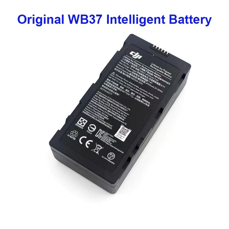 Originele WB37 Batterij voor DJI Phantom 4 RTK MG-1P M210 M600 FPV T16 T20 T25P T30 T40 T50 T60 T70 T100 Afstandsbediening Batterij