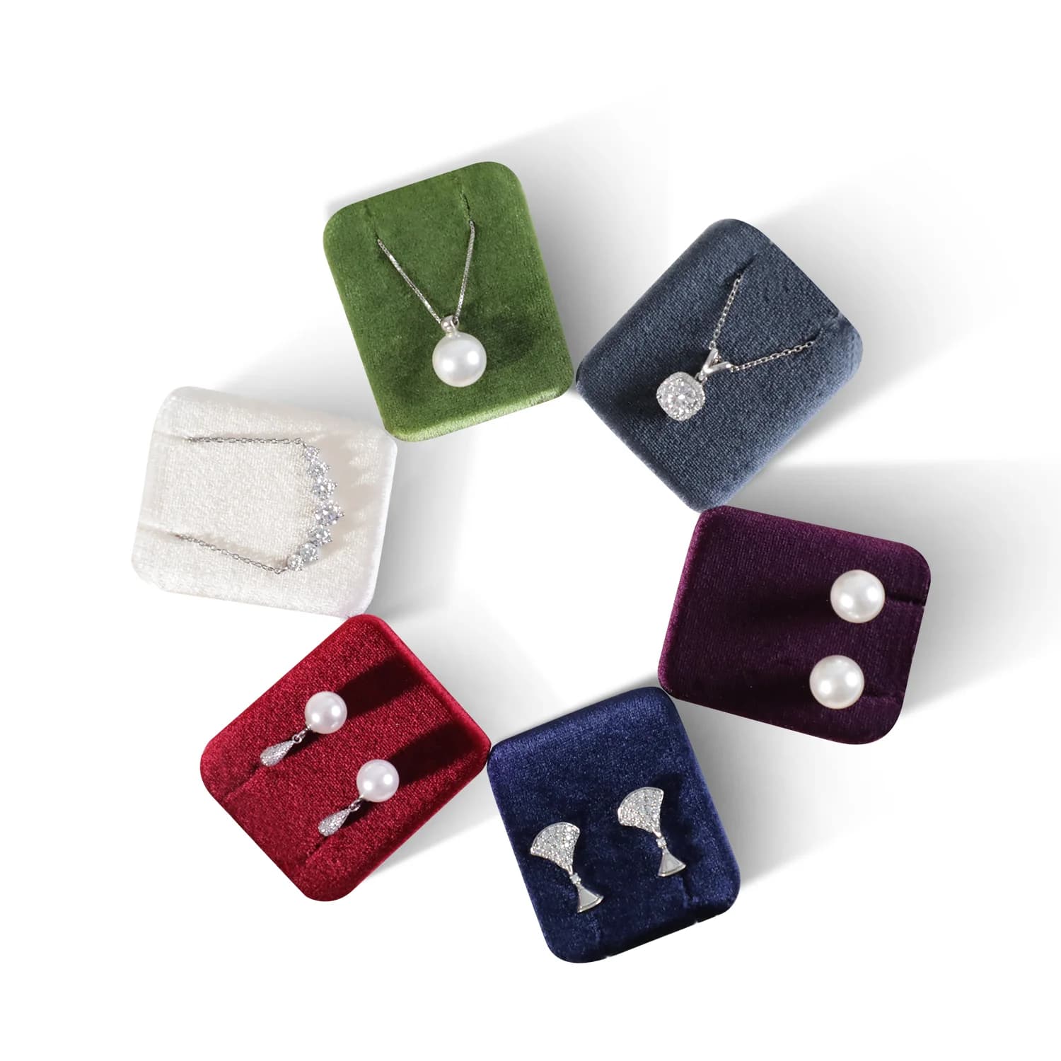 Yinbeini Fluwelen hanger ketting displaystandaard oorbel stud sieraden display prop houder voor retail showcase TB030