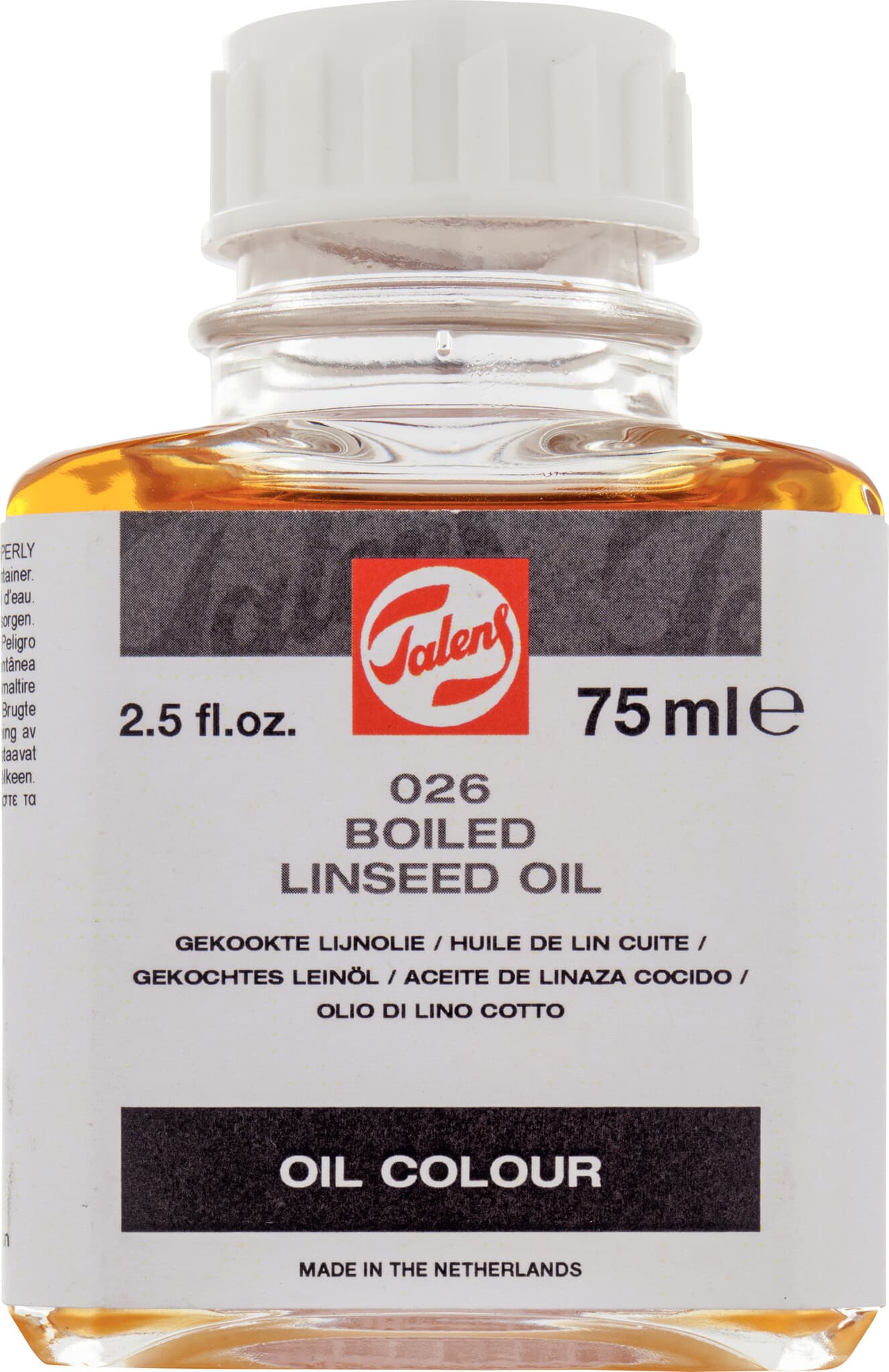 Talens Gekookte Lijnolie - 75 ml - 026