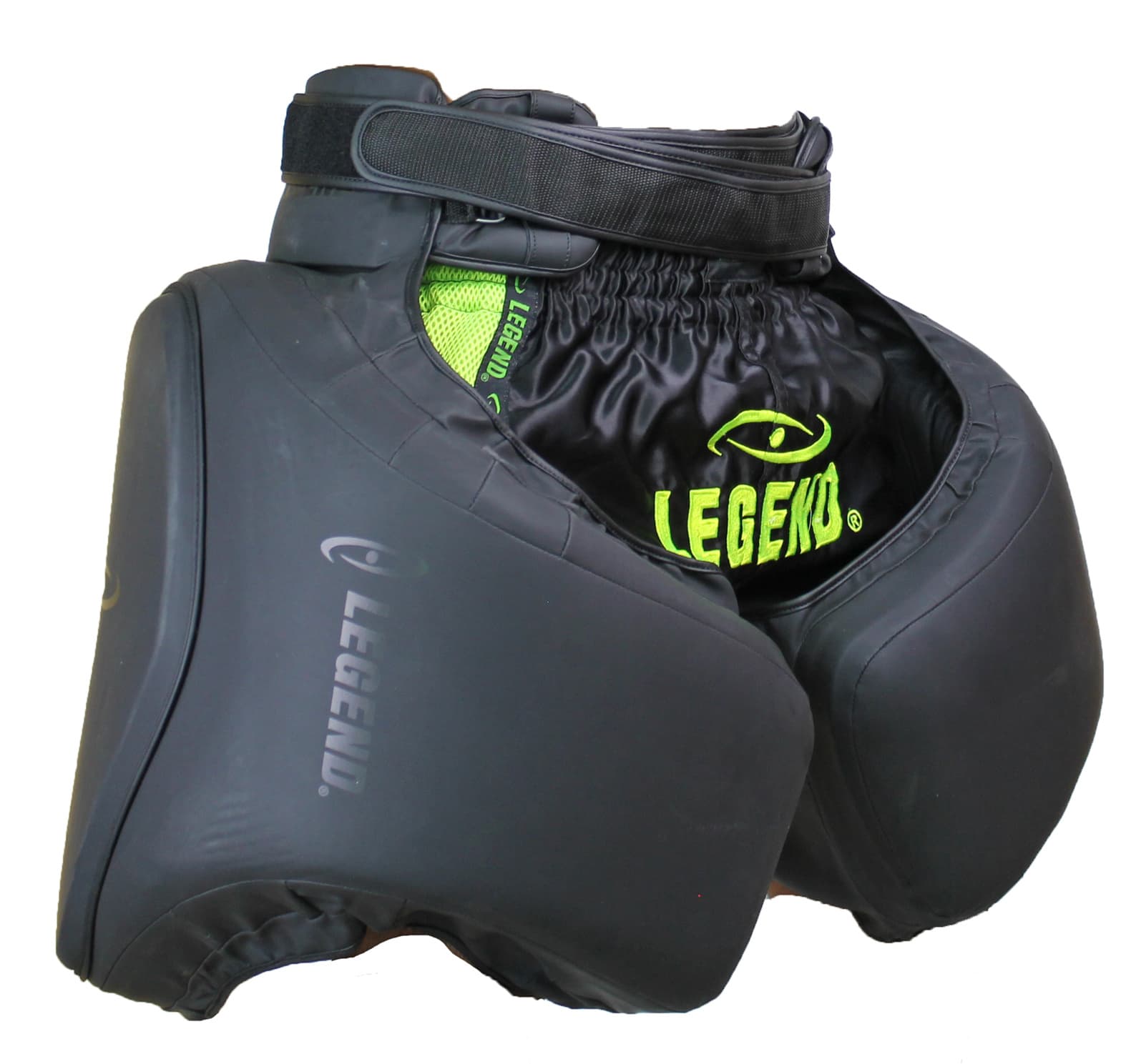 Legend Sports Leg Protector Mat Zwart PU - Hoogste kwaliteit - Hoge kwaliteit skintex - Zit comfortabel