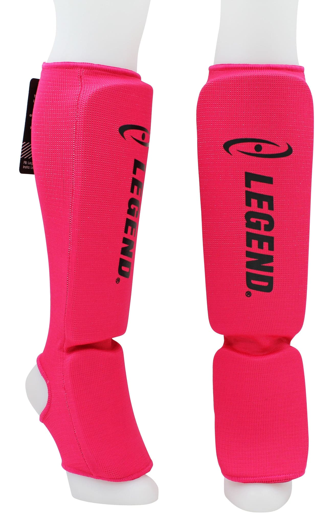 Legend Sports Scheenbeschermers Legend Easy Meisjes/Dames Roze Elastisch