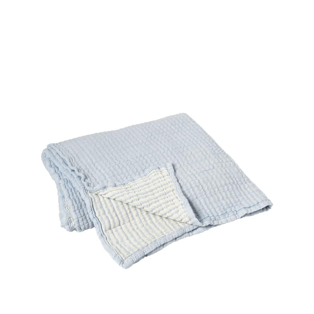 Broste Copenhagen Karri plaid blauw - 50030244