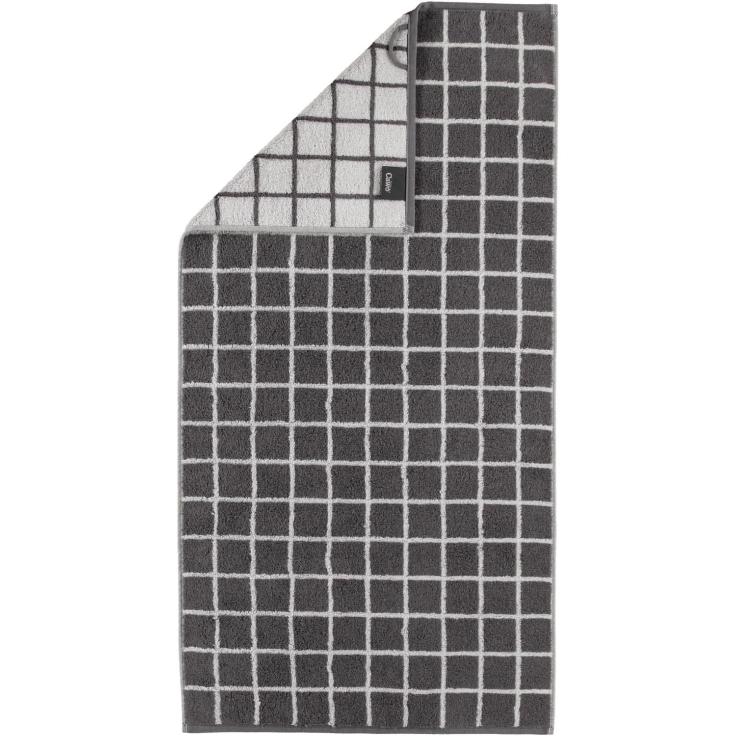Cawö Cawö handdoek 959 campus 50x100 Anthrazit