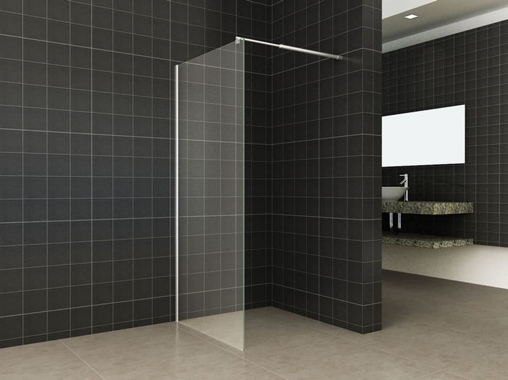 Cerra eco inloopdouche 800 x 1950 x 6 mm helder glas/chroom