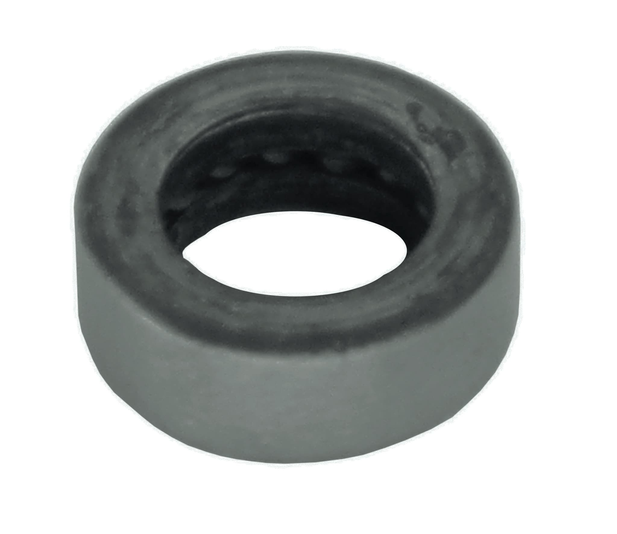 Zwarte rvs Ring 16x6mm voor paumelle 100x88x3.5/6mm zwart