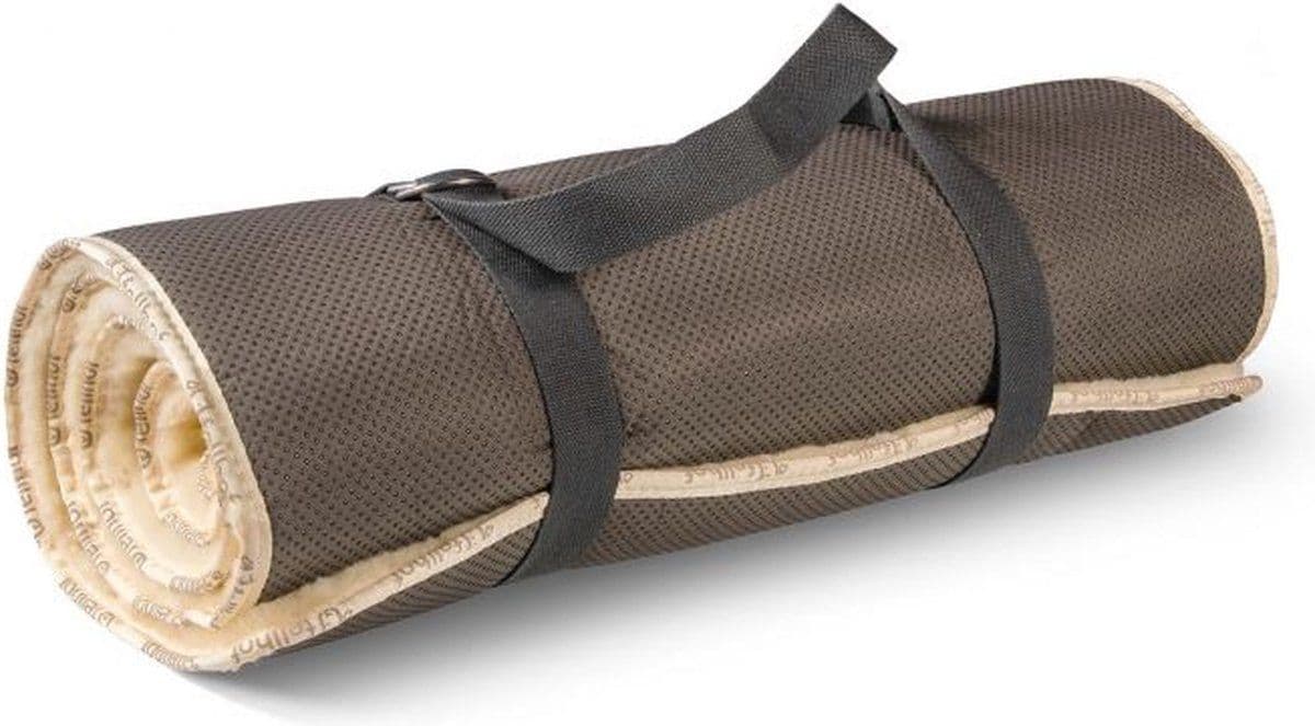 Fellhof Yoga mat - Merinovacht - Anti-slip - Naturel