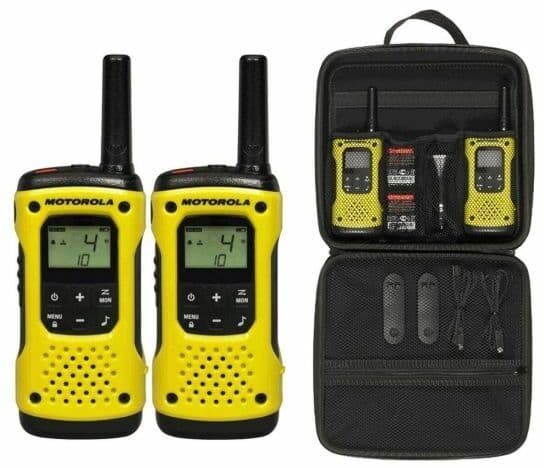 Motorola TLKR T92 H2O - Portofoon - Waterdicht en drijvend - Geel/Zwart