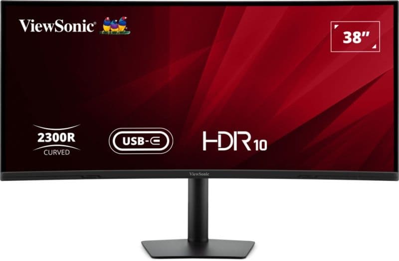 ViewSonic VA3820C - Monitor - 38" gebogen IPS 3840x1600 75Hz - Zwart