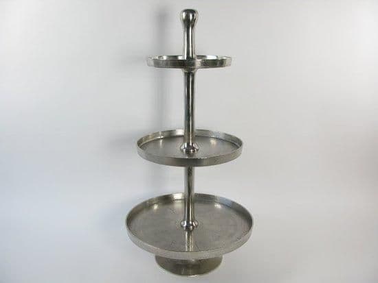HD Collection - Etagere Aluminium - 3 niveaus - 100 cm - Grijs