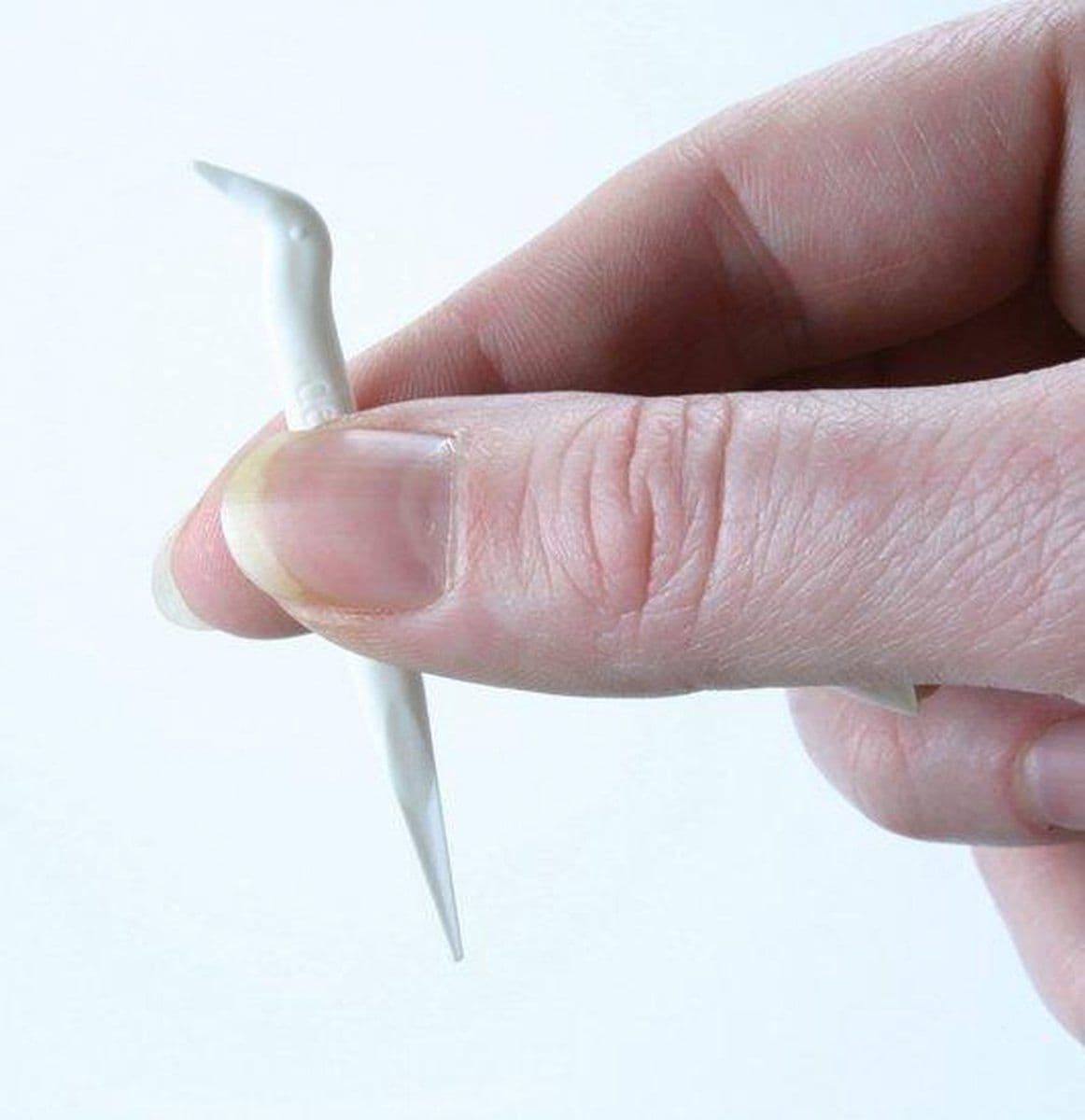 Brix Dentamin flexibele tandenstokers - Kunststof - Haakje - Wit