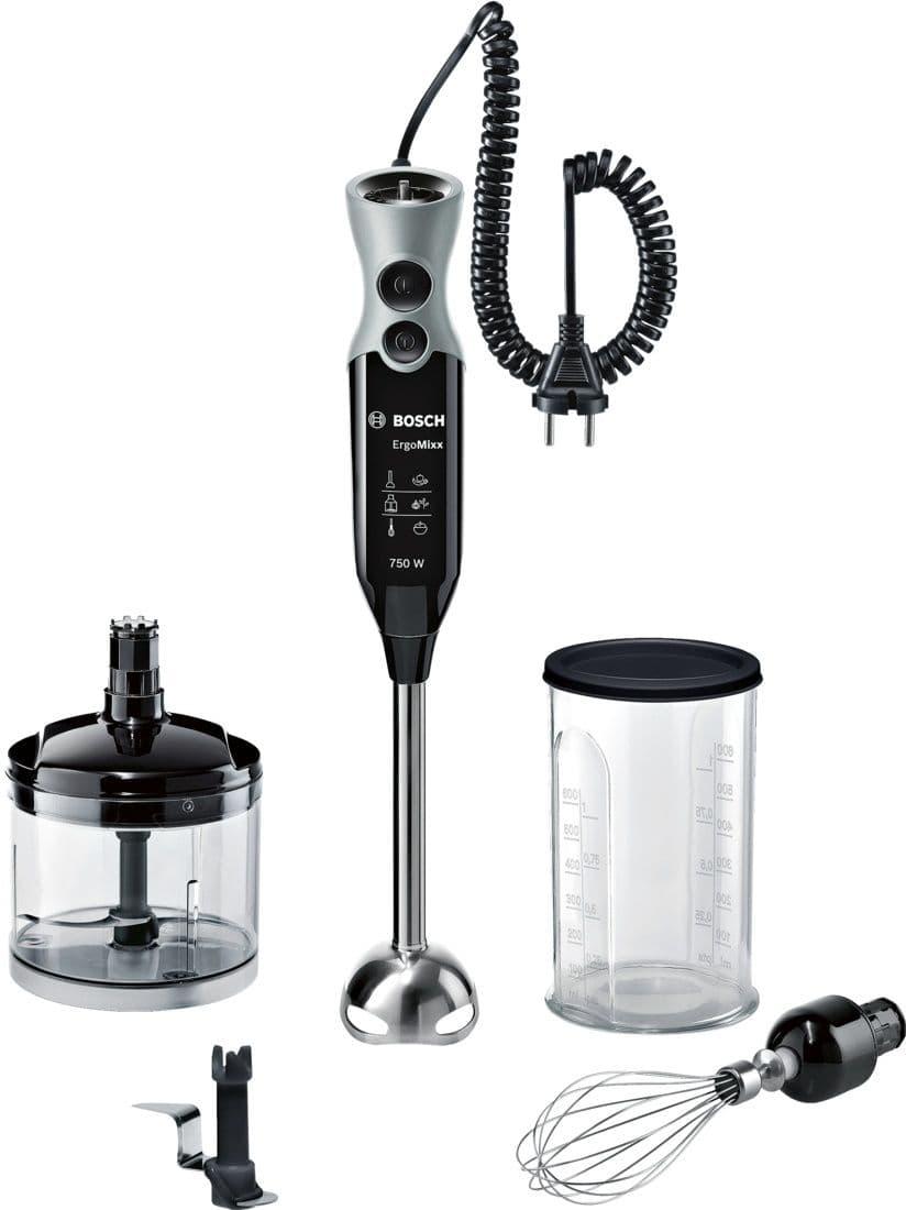 Bosch MSM67170 - Staafmixer - 750W 12 snelheden - Grijs Zwart