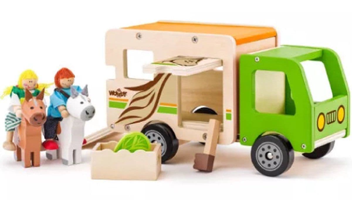 Woody Woody paarden transportwagen 91986.