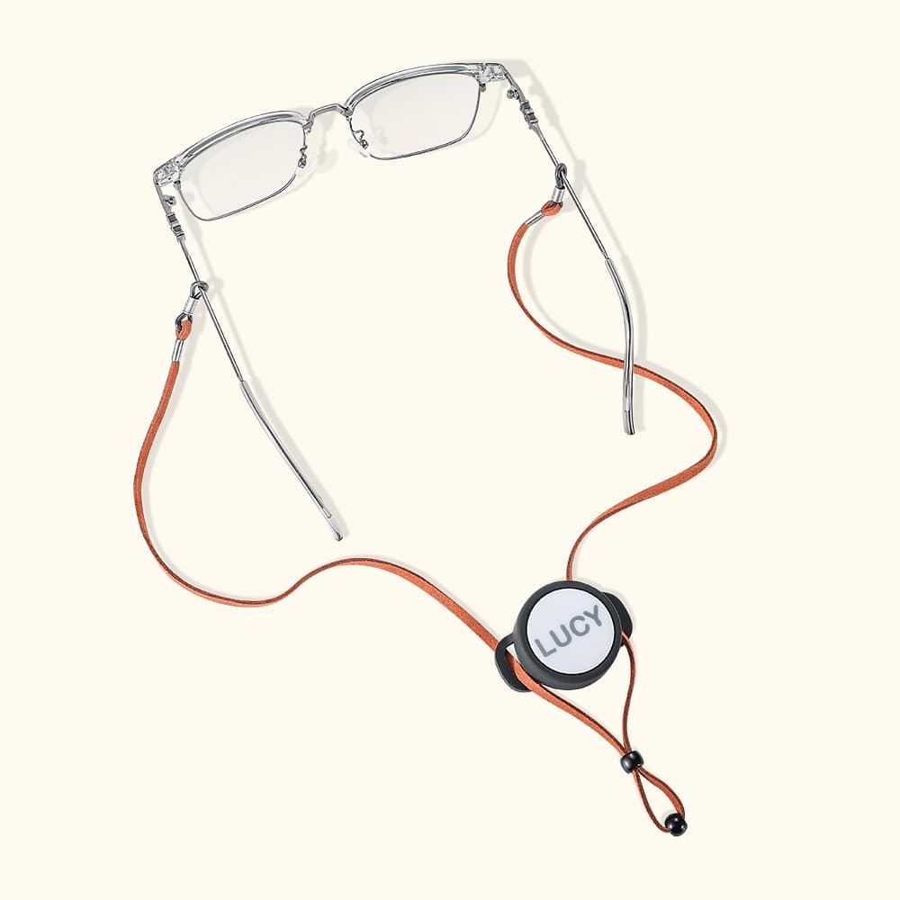Gepersonaliseerde bril sleutelkoord verstelbare bril zonnebril riem met AirTag houder Anti-verloren accessoire Gift voor grootouder kinderen