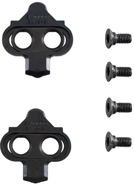 Schoenplaatjes Shimano SM-SH51 SPD zonder achterplaat (eenzijdig uitklikbaar)