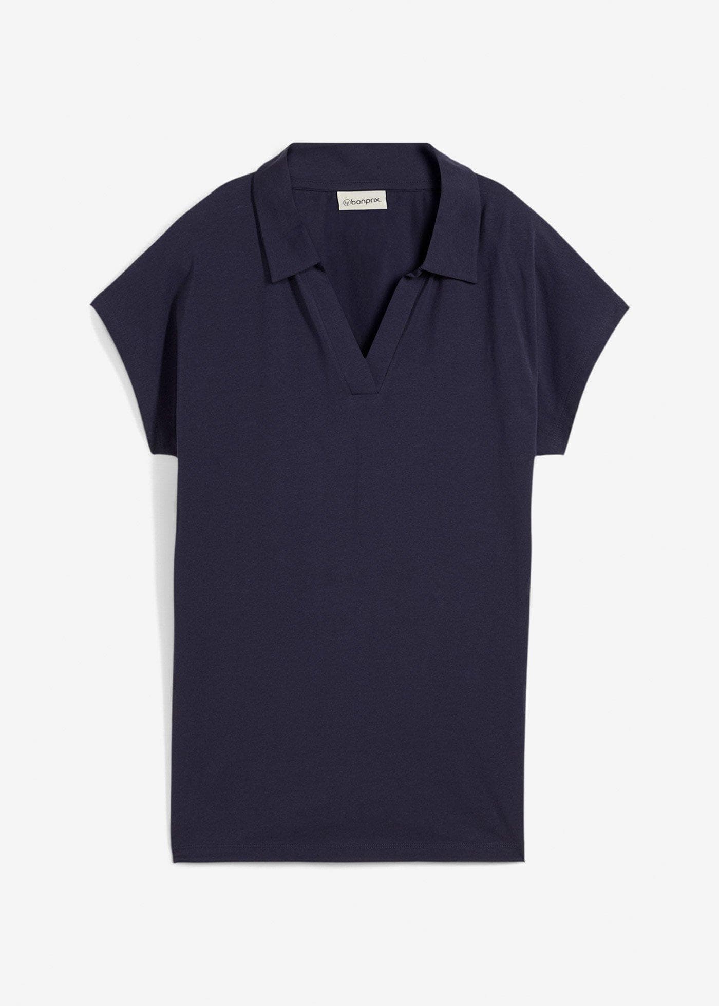 Poloshirt van een elastische katoenmix