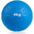 Matchu Sports Medicine ball 4kg - Blauw - Ø 21cm - Massief rubber view 2