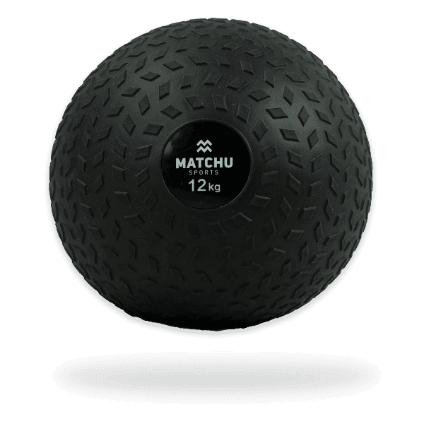 Matchu Sports Slam ball 12kg - Zwart - Rubber