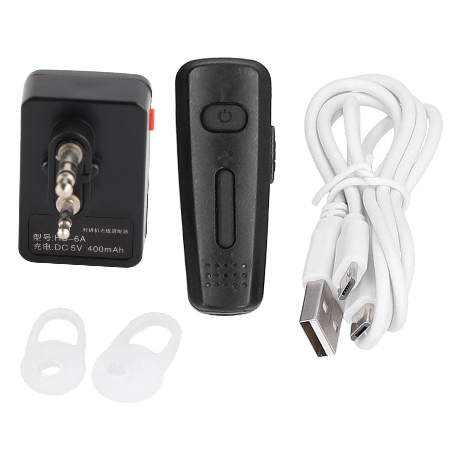PTT Walkie Talkie Bluetooth Headset Draadloos K-aansluiting Ruisonderdrukking Tweewegradio Hoofdtelefoon