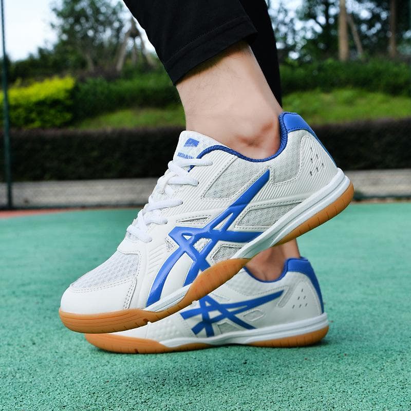 Sneakers Koppelschoenen Badmintonschoenen Ademend Tafeltennis Trainingsschoenen Lichtgewicht en Comfortabel Tennisschoenen Student cm blauw