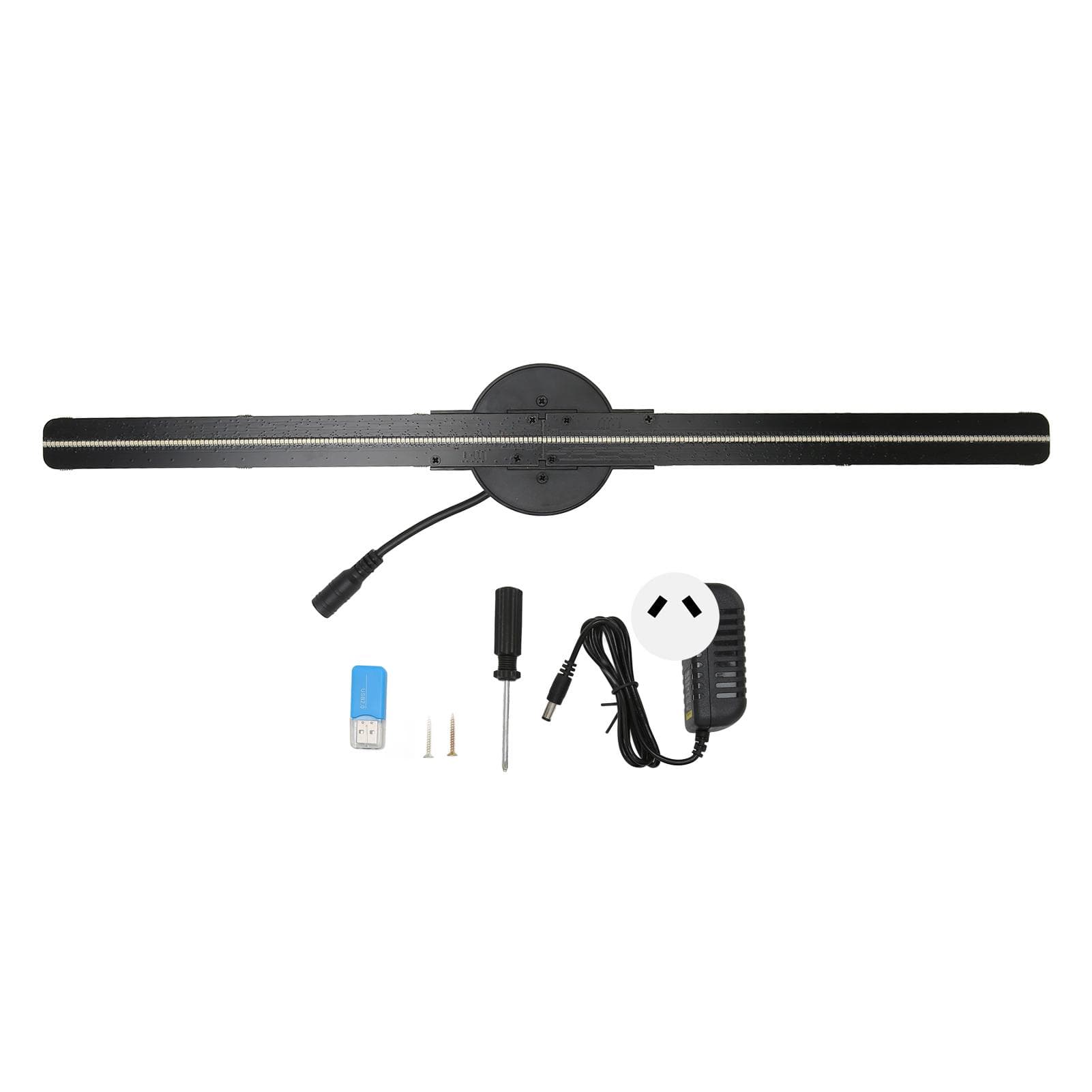 3D Hologram Ventilator 16.5in 2000x224 WiFi 3D Projector met 224 LED Lichtkralen voor Bedrijfswinkel