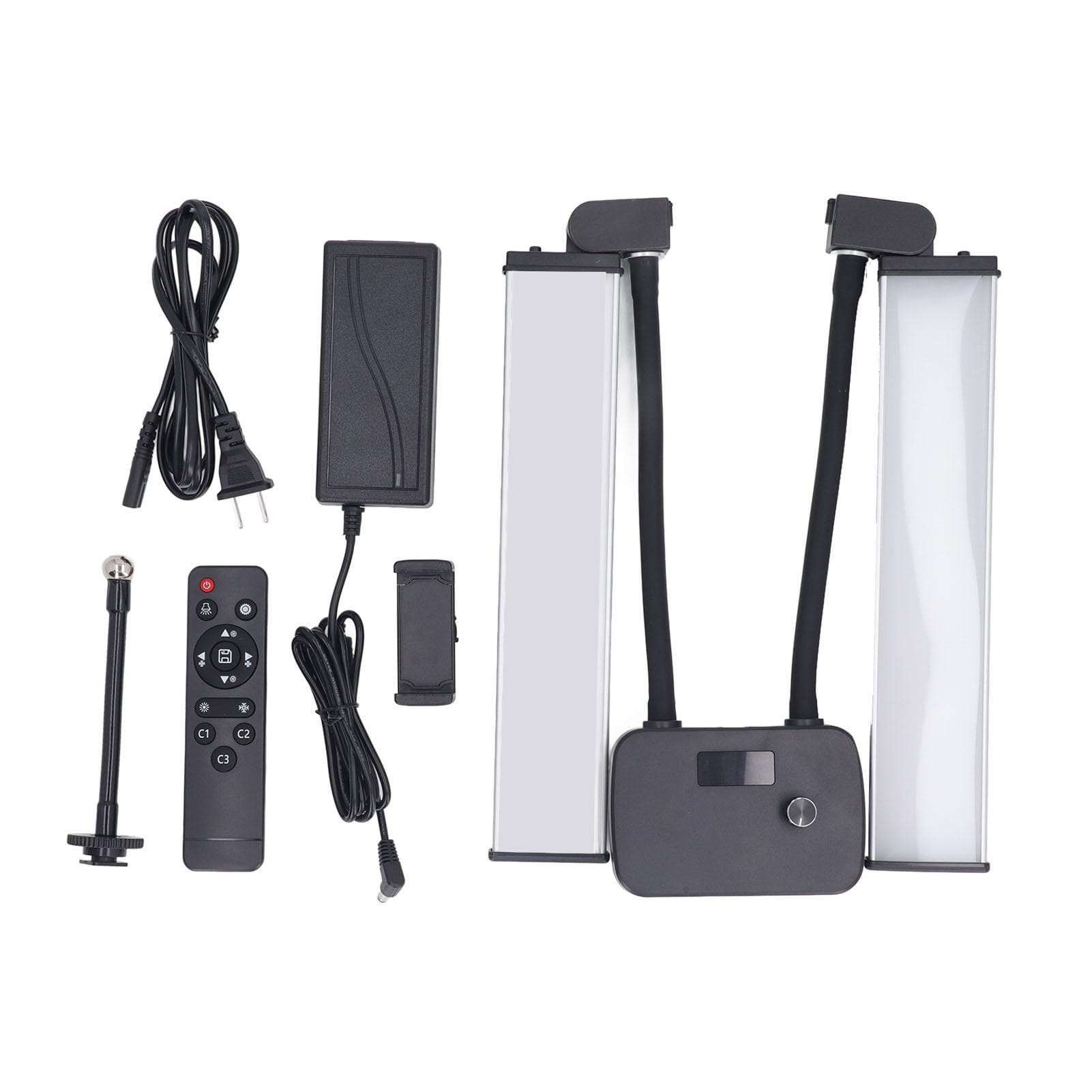 Dubbele Armen Beauty Light 45W Dimbare Dubbele Arm Invullicht met Afstandsbediening voor Selfie