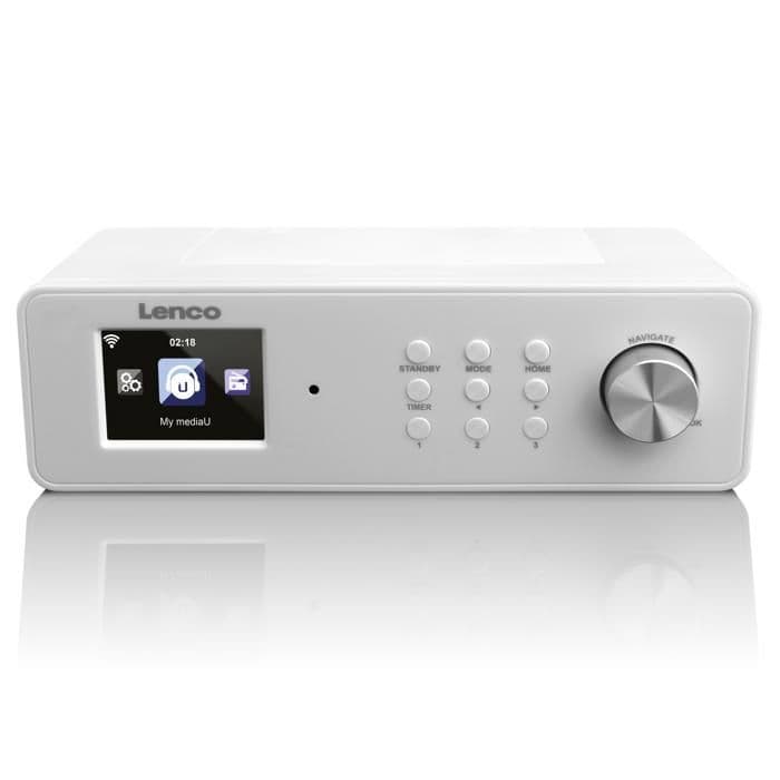 Lenco KCR-14 - Keuken Internetradio met FM - Wit wit