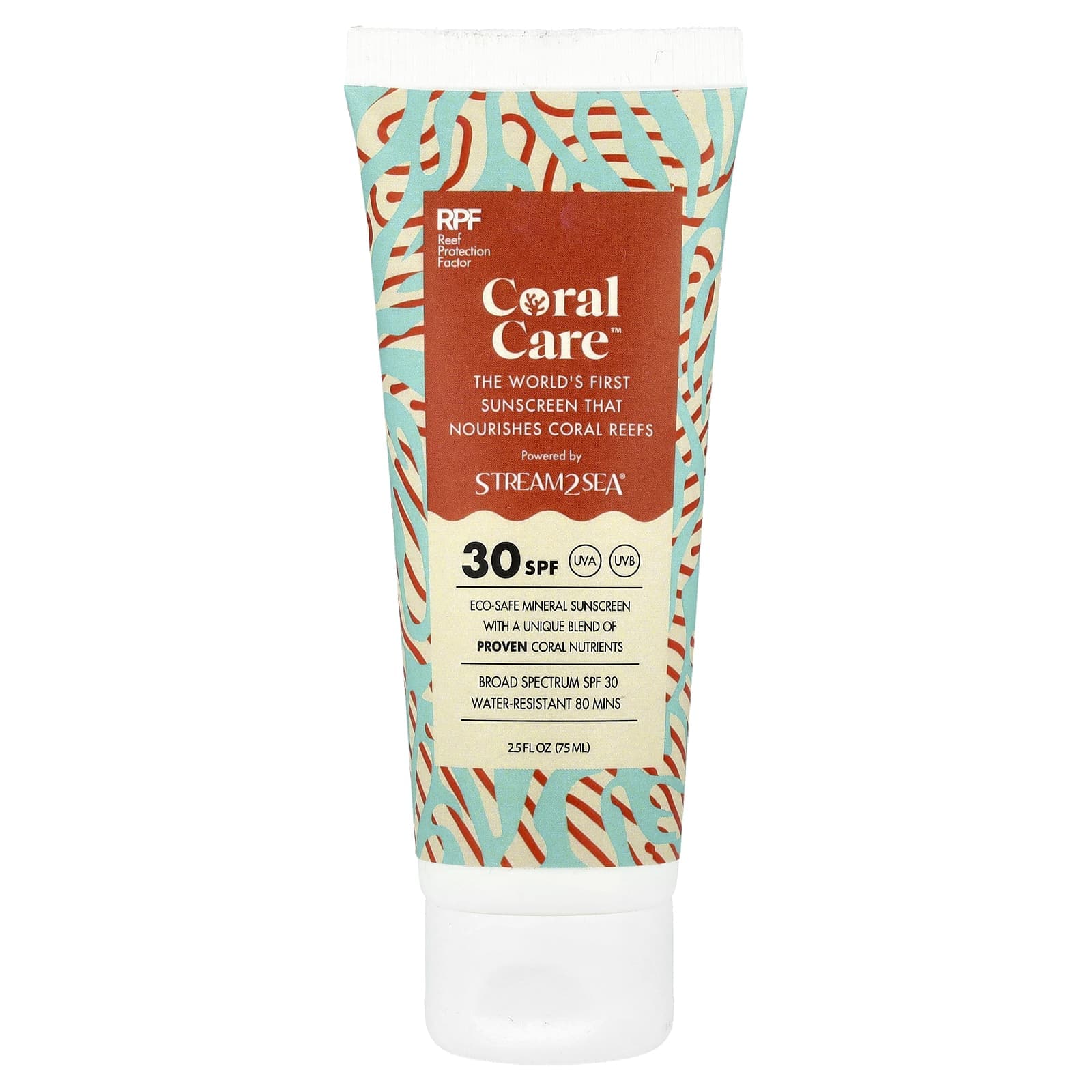 Stream2Sea, Coral Care™ Sunscreen, Spf 30, 75Ml(2.5Fl Oz)