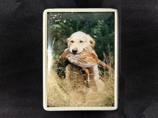 Metalen plaat - Golden Retriever