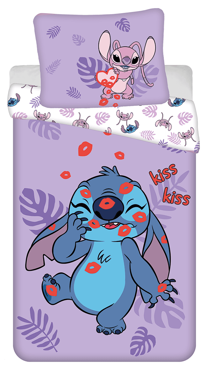 Stitch & Angel dekbedovertrek Wave 140 x 200 cm - 70 x 90 cm - katoen