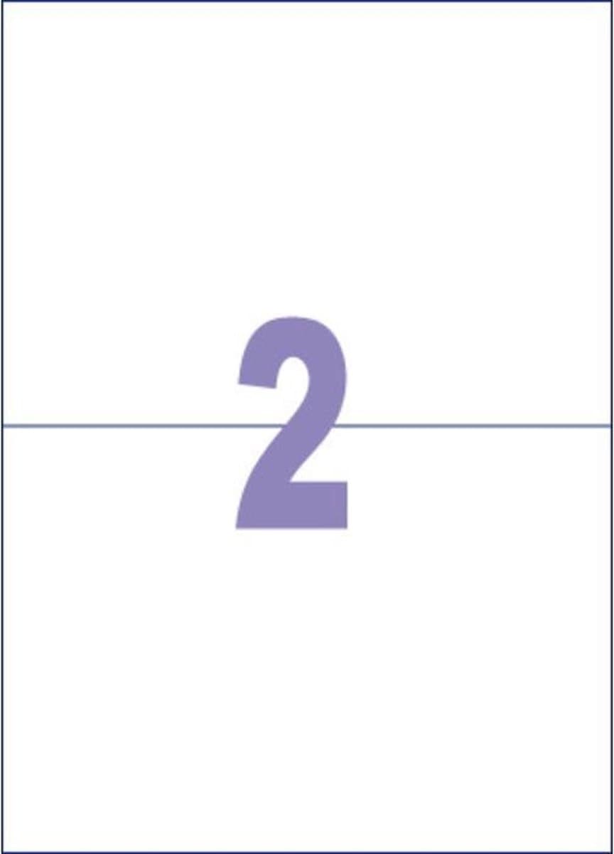 Label ILK Kangaro 210x148mm doos 25 vel 2 etiketten per vel