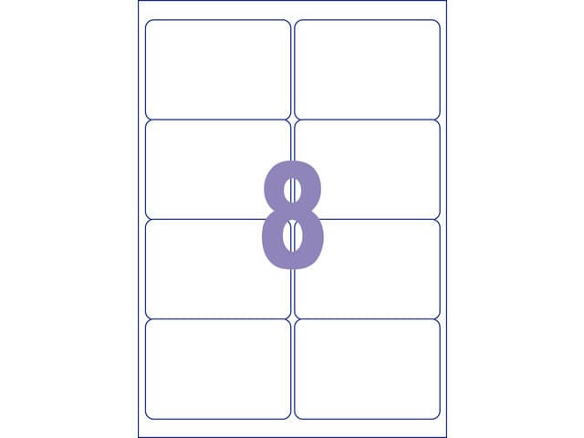 Label Kangaro 99,1 x 67,7 mm 25 Vel 8 Etiketten per Vel