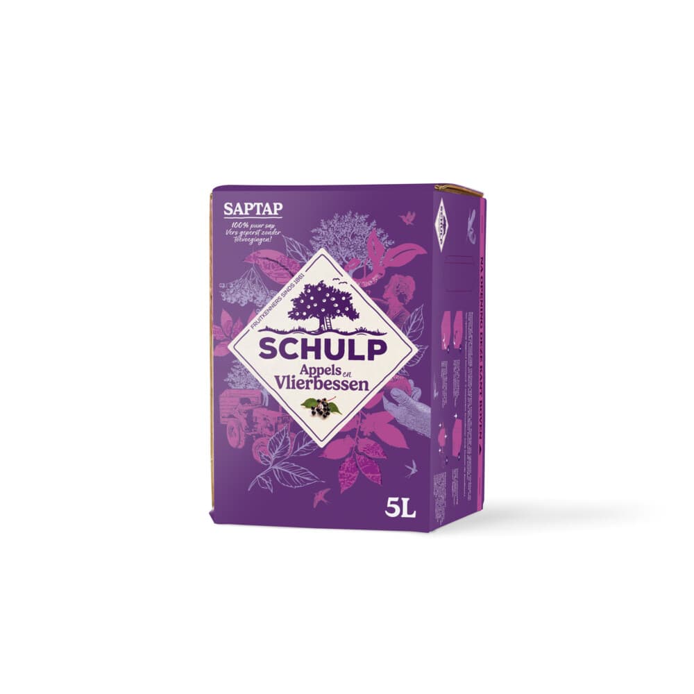 Schulp Saptap Appel-Vlierbes 5 liter