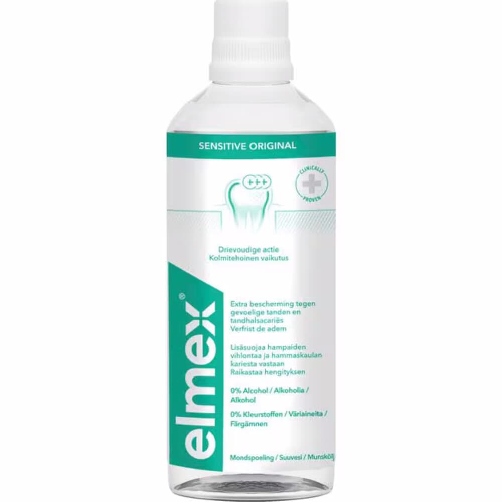 2+1 gratis: Elmex Mondspoeling Sensitve 400 ml
