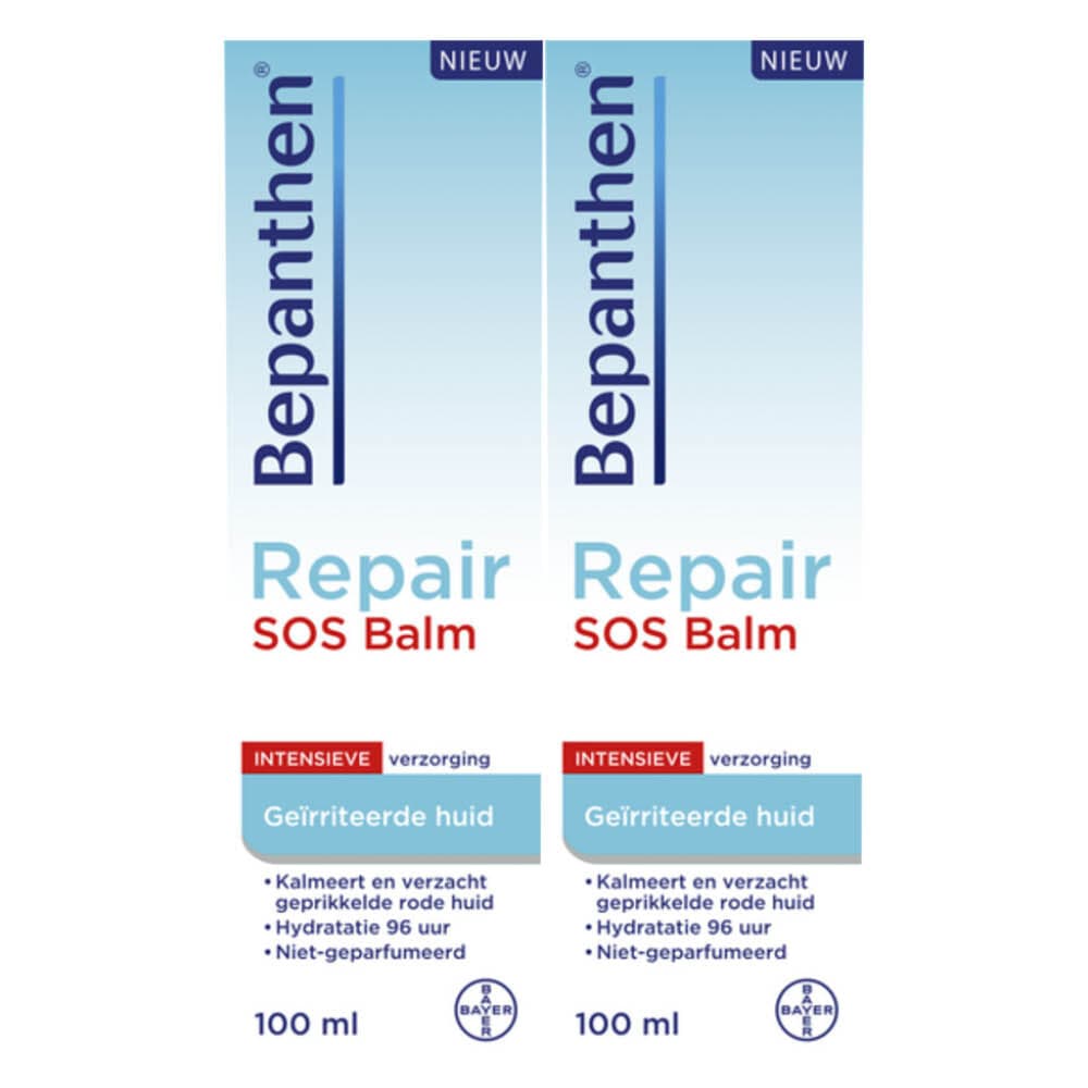 2x Bepanthen Repair SOS Balsem 100 ml