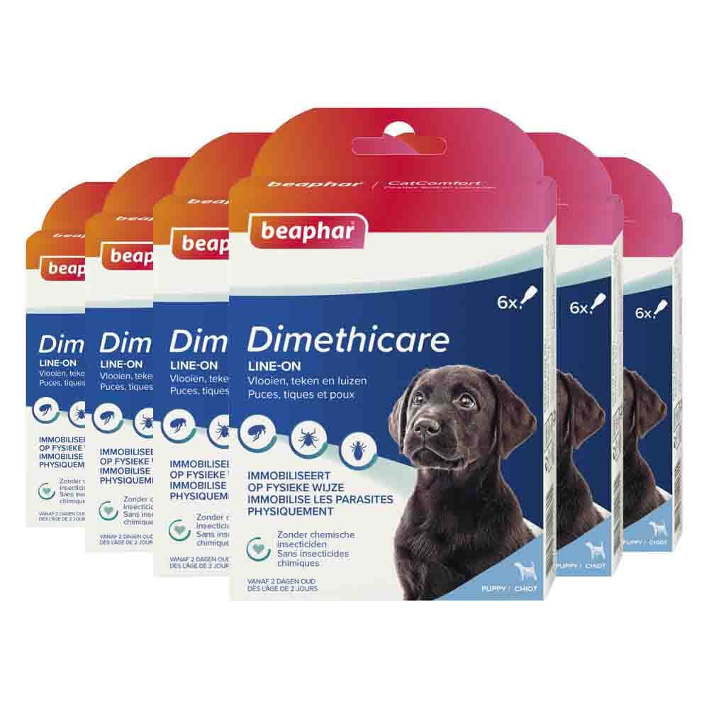 6x Beaphar DIMETHIcare Line-On Puppy 6 stuks