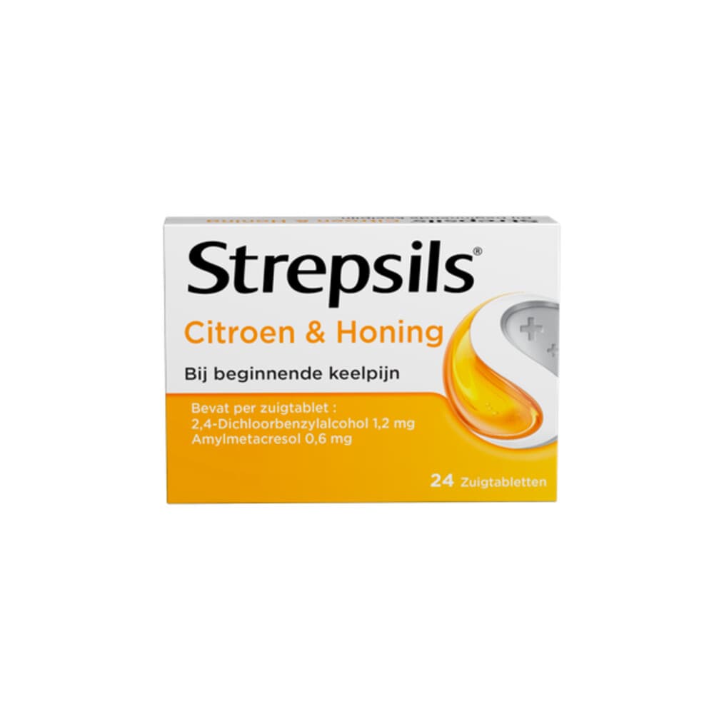 Strepsils Zuigtabletten Citroen & Honing 24 tabletten